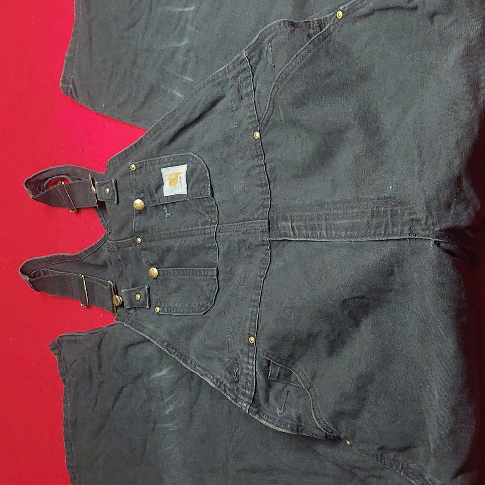 Vintage black Carhartt bibs